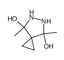 5,6-Diazaspiro[2.4]heptane-4,7-diol,4,7-dimethyl-结构式