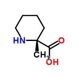 (2R)-2-methylpiperidine-2-carboxylic acid structure