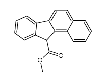 11H-benzo[a]fluorene-11-carboxylic acid methyl ester Structure