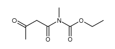 N-acetoacetyl-N-methylurethane结构式