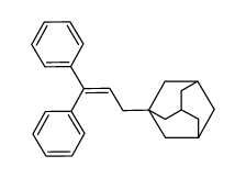 1,1-diphenyl-3-(1-adamantyl)-1-propene结构式