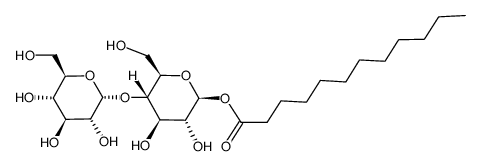 1-OXODODECYL-BETA-D-MALTOSIDE structure