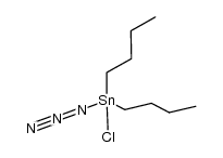 dibutyltin azide chloride Structure