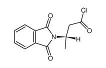 (+-)-3-phthalimido-butyryl chloride Structure