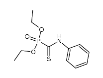 diethyl phenylaminothiocarbonylphosphonate Structure