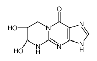 (6S,7R)-6,7-dihydroxy-4,6,7,8-tetrahydro-1H-pyrimido[1,2-a]purin-10-one Structure