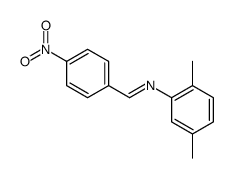 N-(2,5-dimethylphenyl)-1-(4-nitrophenyl)methanimine Structure
