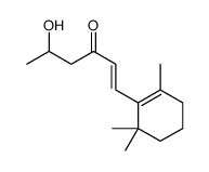 5-hydroxy-1-(2,6,6-trimethylcyclohexen-1-yl)hex-1-en-3-one结构式