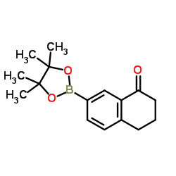 7-(4,4,5,5-Tetramethyl-1,3,2-dioxaborolan-2-yl)-3,4-dihydro-1(2H)-naphthalenone Structure