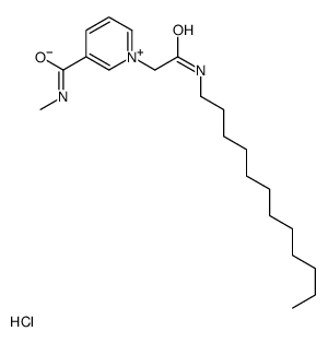 1-[2-(dodecylamino)-2-oxoethyl]-N-methylpyridin-1-ium-3-carboxamide,chloride结构式