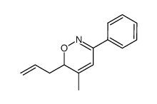 6-allyl-5-methyl-3-phenyl-6H-1,2-oxazine结构式