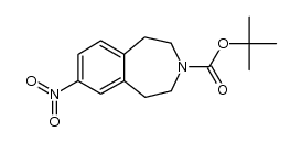Tert-butyl 7-nitro-1,2,4,5-tetrahydro-3H-benzo[d]azepine-3-carboxylate Structure
