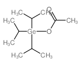 Acetic acid,tris(1-methylethyl)germyl ester structure