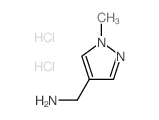 (1-甲基-1H-吡唑-4-基)甲胺二盐酸盐结构式