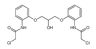 2-hydroxy-1,3-bis[(2-chloroacetamido)phenoxy]propane结构式