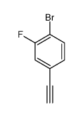 1-Bromo-4-ethynyl-2-fluorobenzene Structure