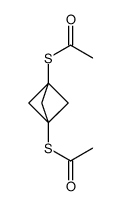 3,3(0)-bisacetylthio<1>staffane Structure