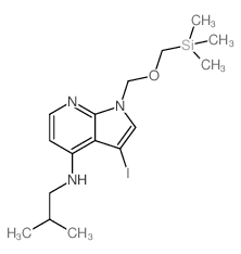 1-H-吡咯并 [2,3-b] 吡啶- 4-胺结构式