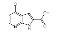 4-Chloro-1H-pyrrolo[2,3-b]pyridine-2-carboxylic acid Structure