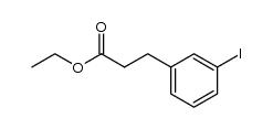 ethyl 3-(3-iodophenyl)propanoate结构式