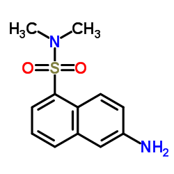 2-amino-5-naphthalene-(N,N-dimethyl)sulfonamide Structure