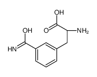 L-3-氨基甲酰基苯丙氨酸结构式