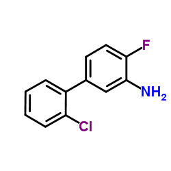 [1,1'-Biphenyl]-3-amine, 2'-chloro-4-fluoro- structure