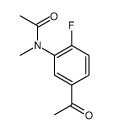 N-(5-Acetyl-2-fluorophenyl)-N-methylacetamide结构式