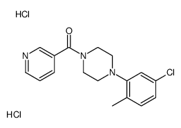 [4-(5-chloro-2-methylphenyl)piperazin-1-yl]-pyridin-3-ylmethanone,dihydrochloride结构式