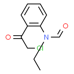 Formamide,N-[2-(chloroacetyl)phenyl]-N-ethyl- (9CI)结构式