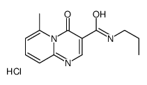 6-methyl-4-oxo-N-propylpyrido[1,2-a]pyrimidine-3-carboxamide,hydrochloride Structure
