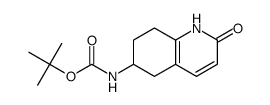 tert-butyl2-oxo-1,2,5,6,7,8-hexahydroquinolin-6-ylcarbamate结构式