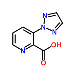 3-(2H-1,2,3-Triazol-2-yl)-2-pyridinecarboxylic acid Structure