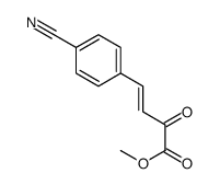 (E)-METHYL 4-(4-CYANOPHENYL)-2-OXOBUT-3-ENOATE structure