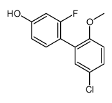 4-(5-chloro-2-methoxyphenyl)-3-fluorophenol Structure