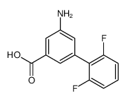 3-amino-5-(2,6-difluorophenyl)benzoic acid Structure