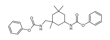 3-(phenoxycarbonylamino-methyl)-3,5,5-trimethylcyclohexyl carbamic acid phenyl ester结构式