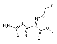 methyl (Z)-2-(5-amino-1,2,4-thiadiazol-3-yl)-2-((fluoromethoxy)imino)acetate Structure