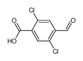 2,5-dichloro-p-carboxybenzaldehyde结构式