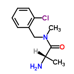 N-(2-Chlorobenzyl)-N-methylalaninamide structure