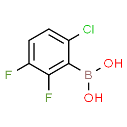 2,3-Difluoro-6-chlorophenylboronic acid Structure