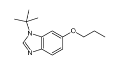 1-(tert-Butyl)-6-propoxy-1H-benzo[d]imidazole structure