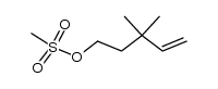 3,3-dimethyl-4-pentenyl methanesulfonate Structure