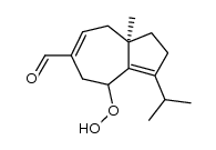 (8aR)-4-hydroperoxy-3-isopropyl-8a-methyl-1,2,4,5,8,8a-hexahydroazulene-6-carbaldehyde Structure