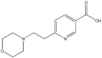 6-(2-Morpholinoethyl)nicotinic acid图片