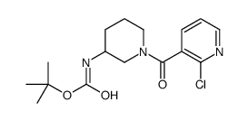 [1-(2-Chloro-pyridine-3-carbonyl)-piperidin-3-yl]-carbamic acid tert-butyl ester图片