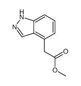 2-(1H-吲唑-4-基)乙酸甲酯结构式