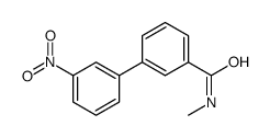 N-METHYL-3'-NITRO-[1,1'-BIPHENYL]-3-CARBOXAMIDE Structure