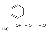 phenol,trihydrate Structure