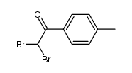 2,2-Dibromo-4'-methylacetophenone Structure